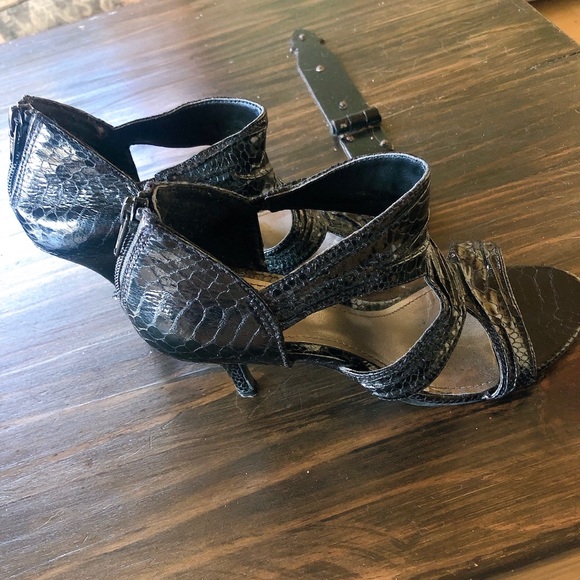 Faux crocodile skin high heels 🐊 Stiletto - Picture 3 of 7